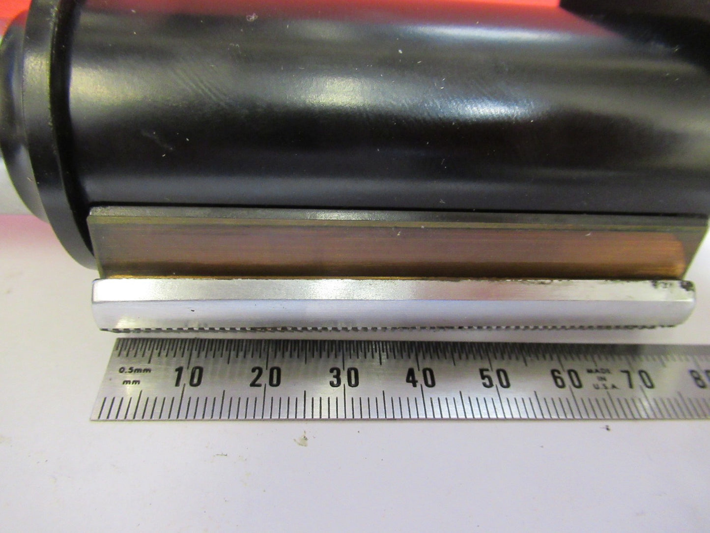 ANTIQUE BAUSCH LOMB tubus + nosepiece MICROSCOPE PART AS PIC V7-A-38