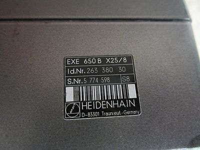 HEIDENHAIN BOX EXE 650B X25/8 26338030 POSITIONING DEVICE AS IS BIN#OFC