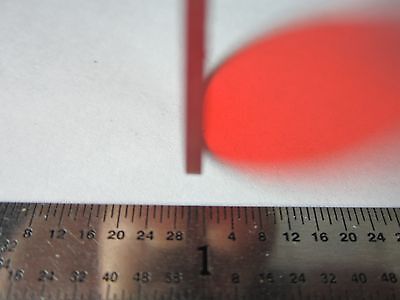 OPTISCHER MIKROSKOP-FILTER ROTE OPTIK WIE IST BIN#32-78-5