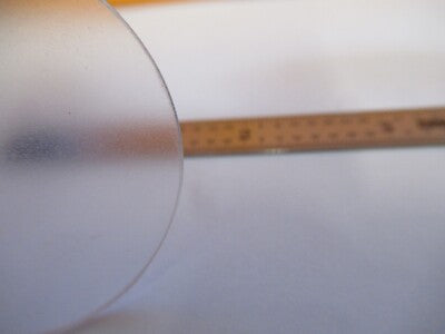 OPTICAL FILTER DIFFUSER POLISH DULL MICROSCOPE PART OPTICS AS PICTURED &50-A-66