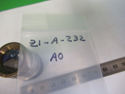 ANTIKES AO 12x Okular Okularlinse MIKROSKOPTEIL WIE ABGEBILDET z1-a-232