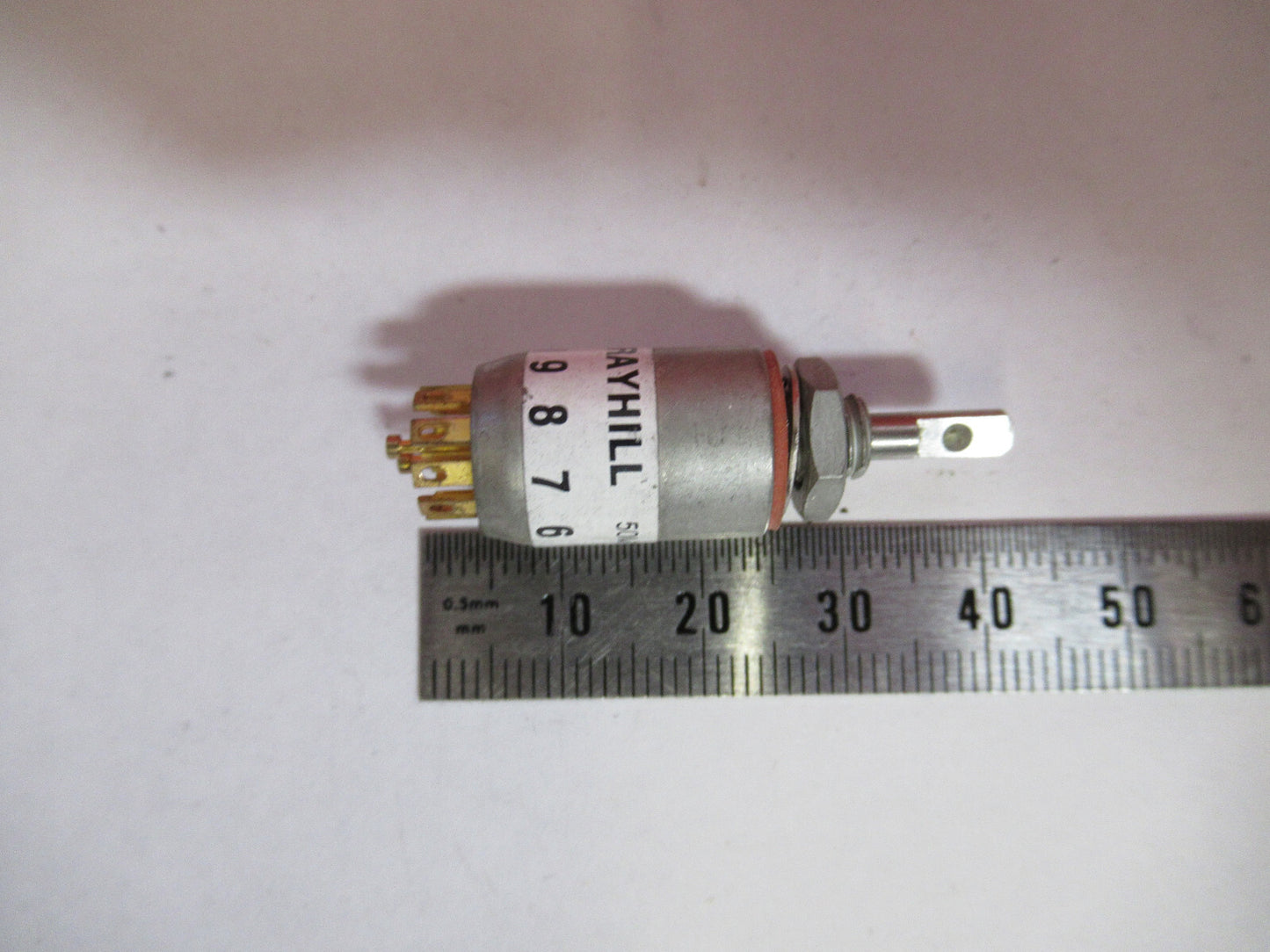GRAYHILL 50MY23973 SWITCH NSN 5930-01-492-9322 AIRCRAFT PART AS PICTURED S4-B-93