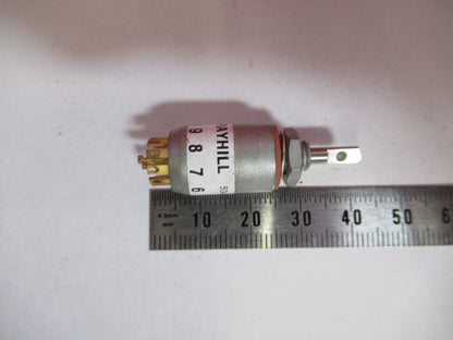 GRAYHILL 50MY23973 SWITCH NSN 5930-01-492-9322 AIRCRAFT PART AS PICTURED S4-B-93