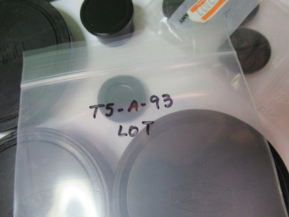 OLYMPUS PLASTIC CAPS LEITZ OBJECTICE CAPS LOT MICROSCOPE AS PICTURED T5-A-93