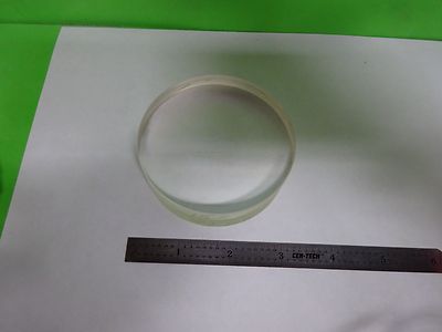 Optical PlanO Convex Lens 3.1" Dia Fl 15" Mil Spec Laser Optics Bn