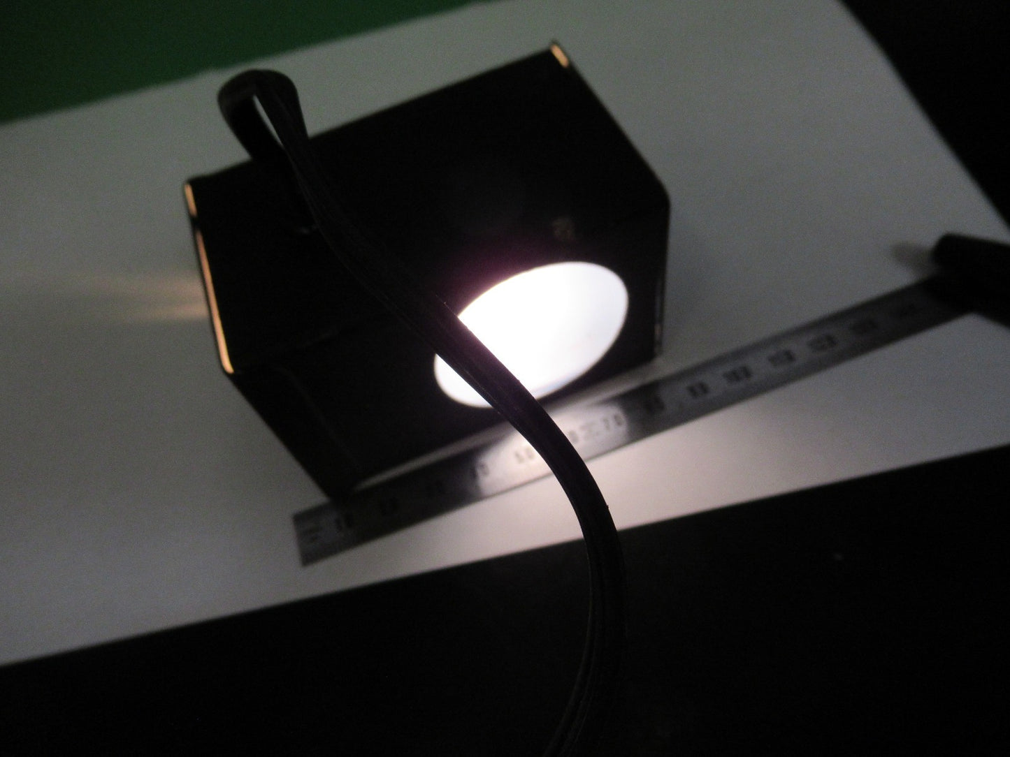 ANTIQUE BRASS AO SPENCER LAMP ASSEMBLY MICROSCOPE PART AS PICTURED V1-A-26