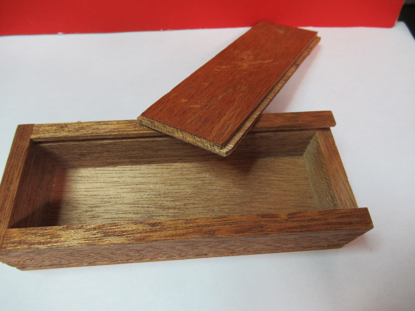 ANTIQUE WOOD CONTAINER EMPTY BAUSCH LOMB USA MICROSCOPE PART T9-A-40