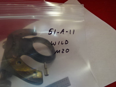 Microscope Part Wild Swiss M20 Brass Condenser Holder