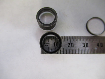 LOT MINI LENSES ZEISS GERMANY MICROSCOPE PART AS PICTURED X4-A-13