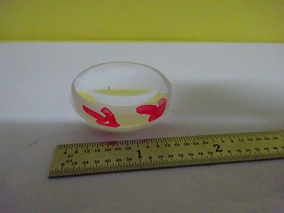 OPTICAL CONVEX LENS LASER OPTICS AS IS BIN#W7-21