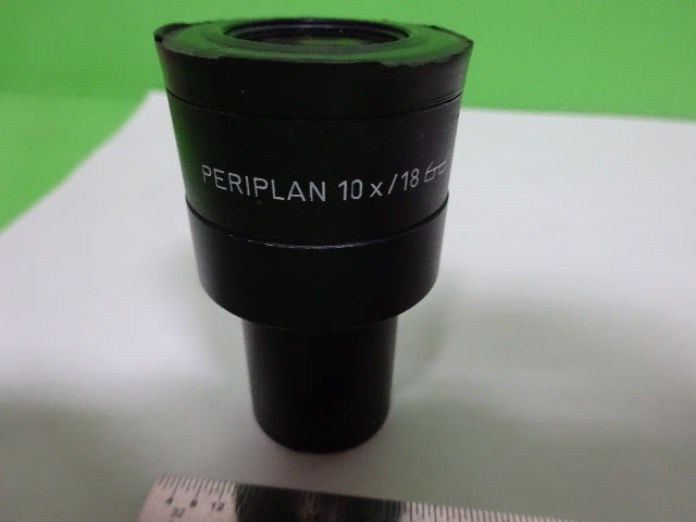 Microscope Part Ernst Leitz Germany 519748 Eyepiece 10X/18 Ocular Optics
