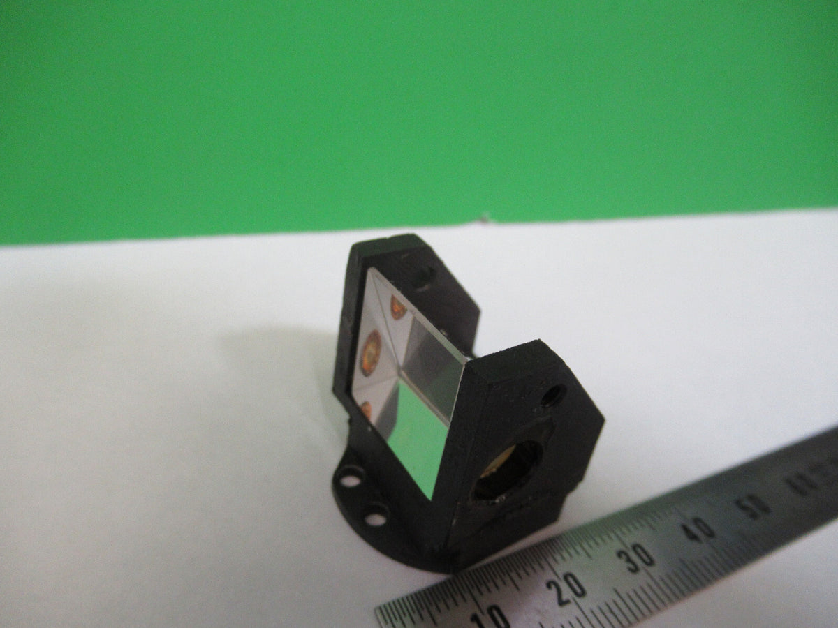 Antique Bausch & Lomb Optics Glass Prism Microscope Part