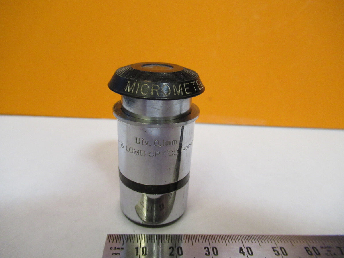 BAUSCH LOMB 7.5X MICROMETER EYEPIECE OCULAR MICROSCOPE PART AS PICTURED Y4-A-73