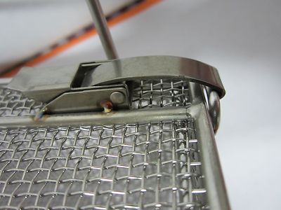 STAINLESS STEEL MESH CONTAINER CLEANING LASER OPTICS  BIN#A3-SQ
