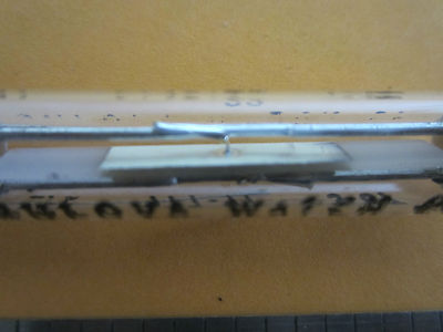 Vintage Bulova Quartz Crystal Glass Holder Frequency 84.825 MHz
