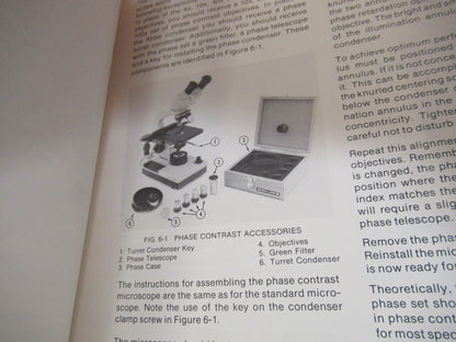 BAUSCH LOMB GALEN BOOKLET ANTIQUE MICROSCOPE PART AS PICTURED Y4-A-29