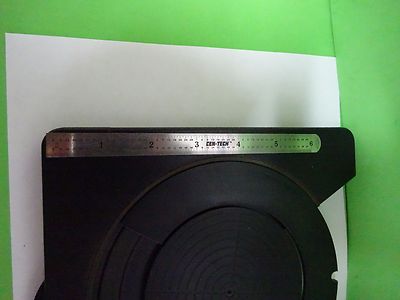 MICROSCOPE PART LEITZ GERMANY ROTABLE STAGE TABLE AS IS  BIN#67-01