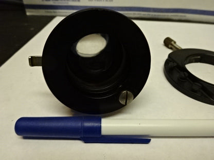 MICROSCOPE PART WILD HEERBRUGG SWISS M11 CONDENSER + IRIS OPTICS AS IS #82-30