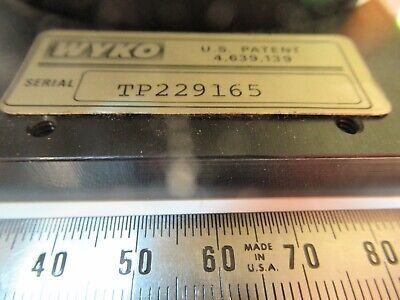 WYKO TIP TILT TABLE FLATNESS OPTICAL ZYGO MICROSCOPE PART as pictured &55R-A-01B