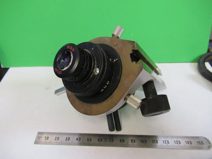 ZEISS GERMANY 465265 CONDENSER  MICROSCOPE PART AS PICTURED S7-A-04