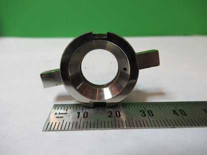 ANTIQUE BRASS NACHET PARIS FILTER LENS ASSEMBLY MICROSCOPE PART X2-A-12