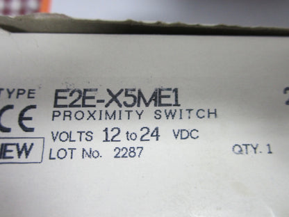OMRON PROXIMITY SWITCH E2E-X5ME1 AS IS BIN#J9