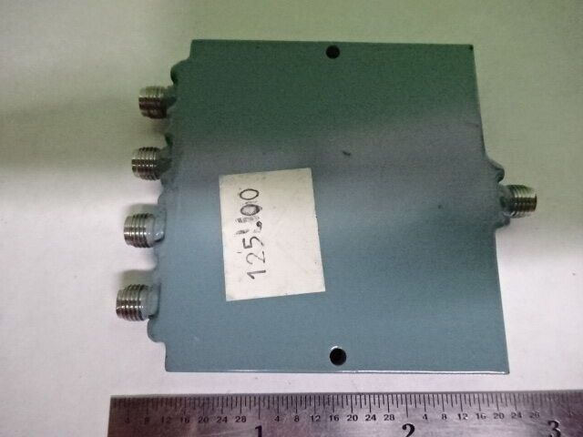 NARDA 2-WAY POWER SPLITTER DIVIDER 2.0 GHz FREQUENCY RF MICROWAVE AS IS #7B-A-17