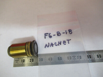 Antique Brass Nachet Objective France Microscope Part