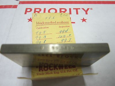 METROLOGY INSPECTION ROCKWELL HARDNESS TEST STANDARD BIN#5-23