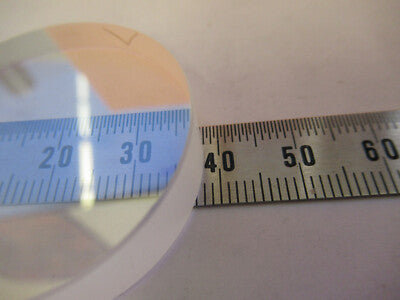 OPTICAL FLAT ORIEL COATED LENS LASER OPTICS AS PICTURED R5-A-77