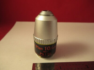 Nikon Japan 10X PH1 /160 Objective Microscope Part Optics