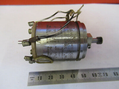 SERVO MOTOR SYNCHRO 115V 400Hz AIRCRAFT PART OSTER 15-5153-10 AS PIC &8z-a-37