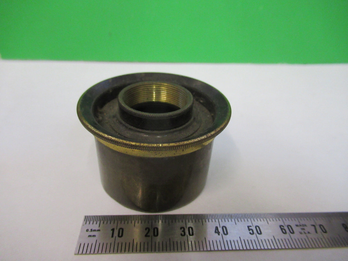 Antique Brass Condenser Fixture England Microscope Part