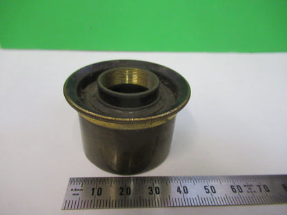 Antique Brass Condenser Fixture England Microscope Part