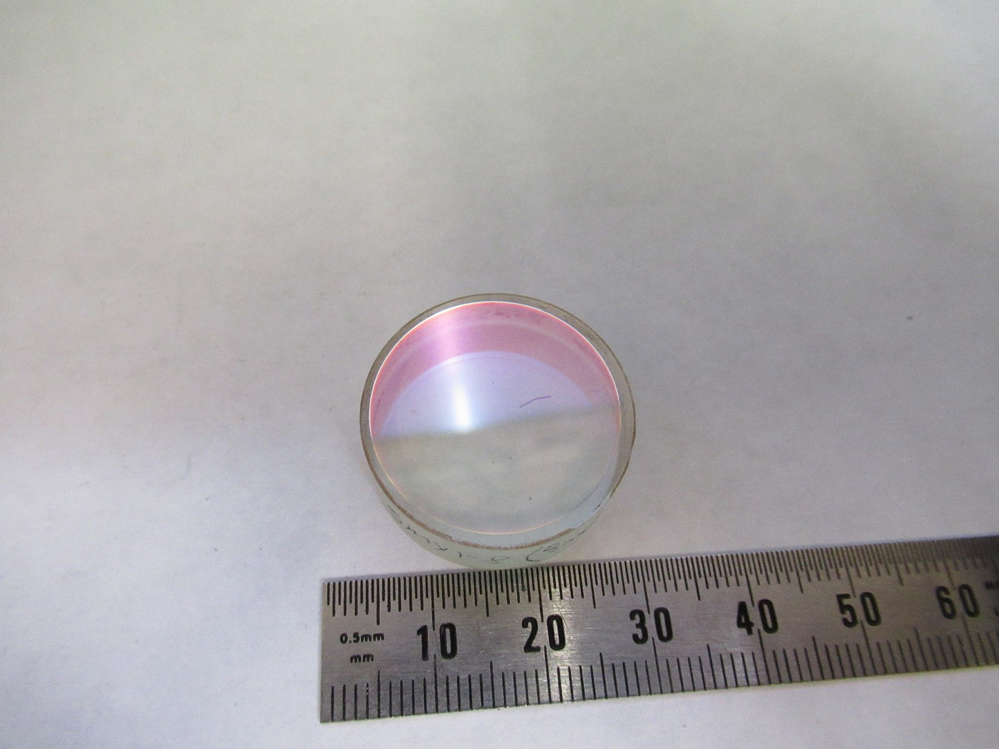 OPTICAL COATED DICHROIC MIRROR FILTER LASER OPTICS LENS AS PICTURED U8-A-128