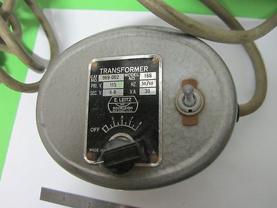 Microscope Part Ernst Leitz Vintage Transformer Lamp Illuminator