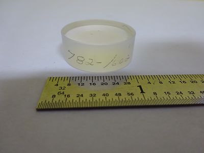 FOR PARTS OPTICAL FLAT LENS [needs re-coating] LASER OPTICS AS IS BIN#X8-11