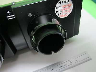 MICROSCOPE PART OLYMPUS JAPAN HEAD BINOCULAR OPTICS AS PICTURED BIN#T4-08