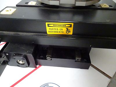 STAGE 8" POSITIONING of HD3300 DEKTAK VEECO WYKO PROFILOMETER  AS IS BIN#TC-3