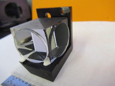 ZEISS GERMANY AXIOTRON MOUNTED PRISM MICROSCOPE PART OPTICS AS PICTURED &47-A-30