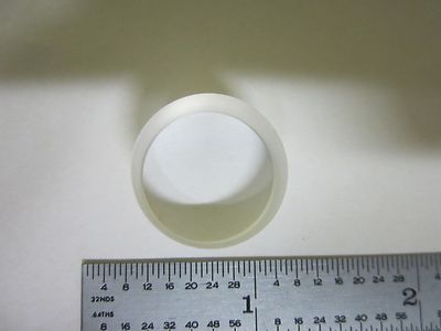 OPTICAL THICK FLAT LENS COATED LASER OPTICS NICE BIN#T7-05