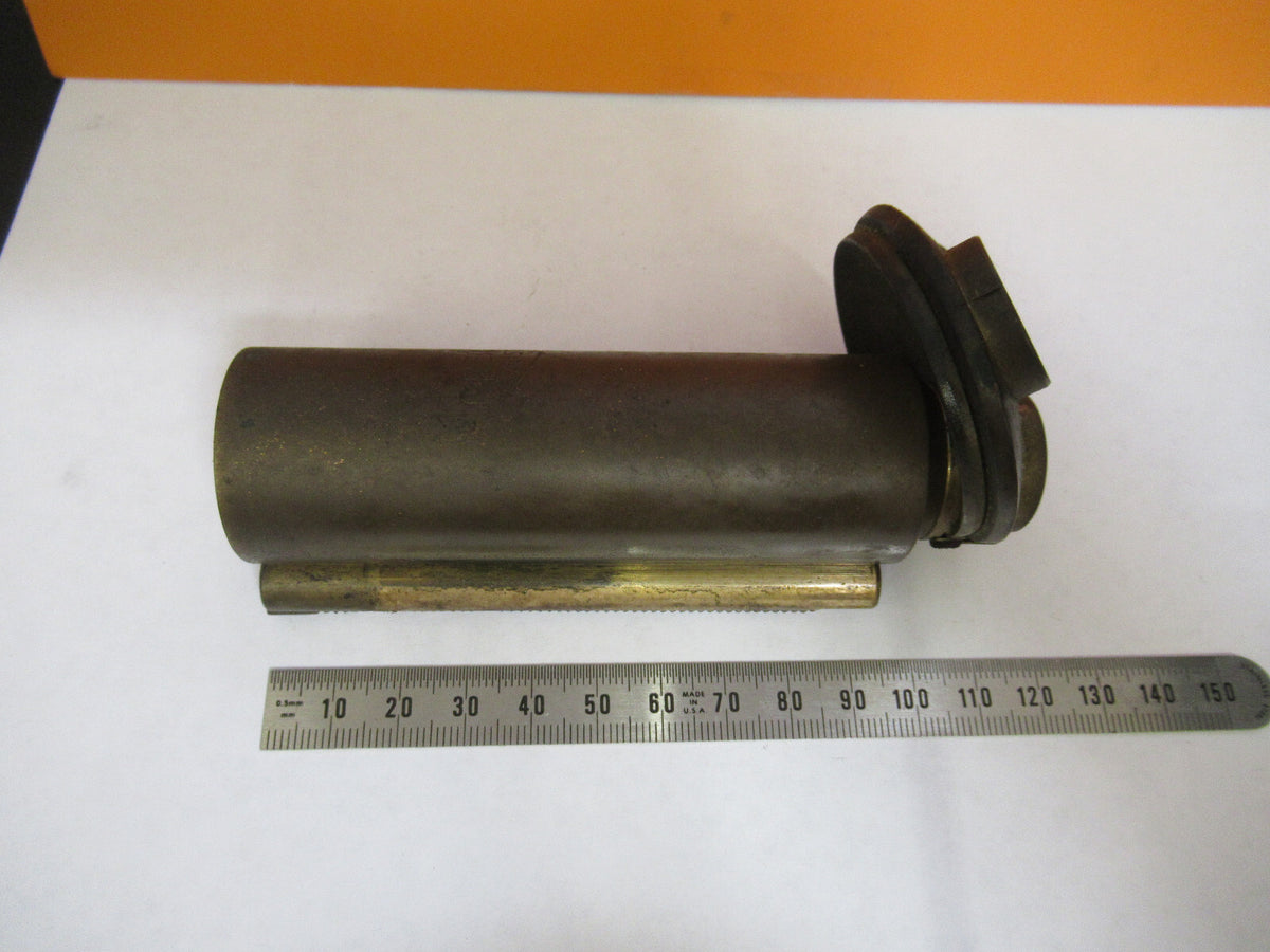 Antique Reichert Austria tubus brass Microscope Part