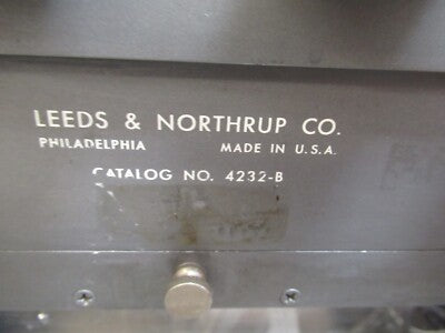 Leeds & Northrup Guarded Wheatstone Bridge 4232-B Resistance
