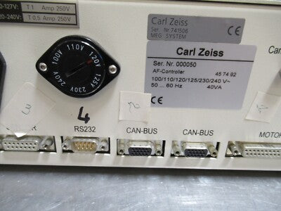ZEISS GERMANY AF CONTROLLER 457492 POWER SUPPLY MICROSCOPE PART AS PICTURED TC-4