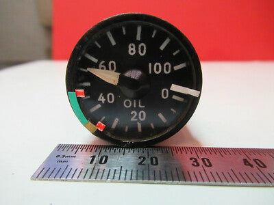 INDICATOR AIRCRAFT OIL PRESSURE 18-2052 EGU-1/A 66205812172 AS PICTURED &C1-A-24