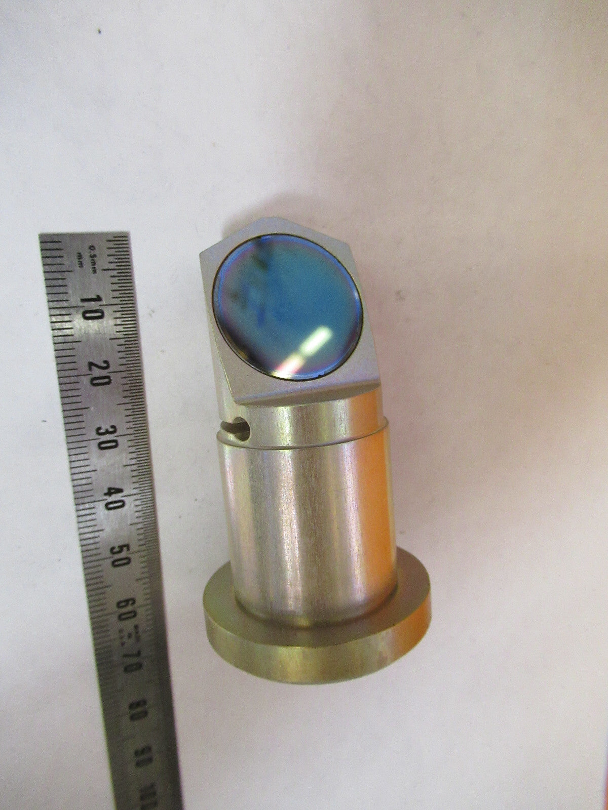 BARNES INFRARED BEAM SPLITTER OPTICS MICROSCOPE PART AS PICTURED Y3-A-52