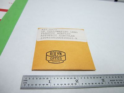 Optical Rolyn Ld Collomating Lens Aspheric Laser Optics