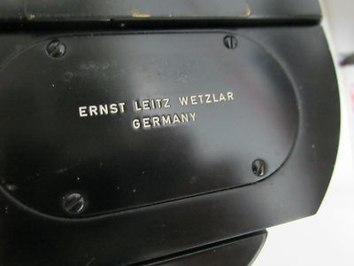 MICROSCOPE PART LEITZ WETZLAR HEAD ORTHOLUX 1.25X OPTICS AS IS BIN#H8-19