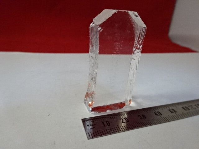 RARE COLLECTABLE Q FACTOR SLAB SYNTHETIC QUARTZ CRYSTAL FREQUENCY CONTROL W8-B22