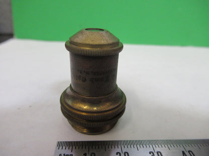 ANTIQUE BAUSCH LOMB BRASS OBJECTIVE 16mm MICROSCOPE PART AS PICTURED S7-A-29